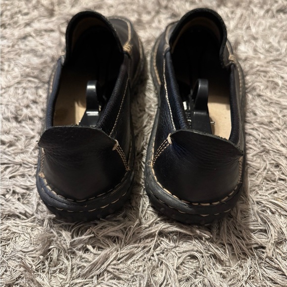 CHEROKEE BRAND LEATHER UPPER BLACK SLIP ON Mens SHOE MOCCASIN DRIVING Sz 9 - Picture 4 of 7